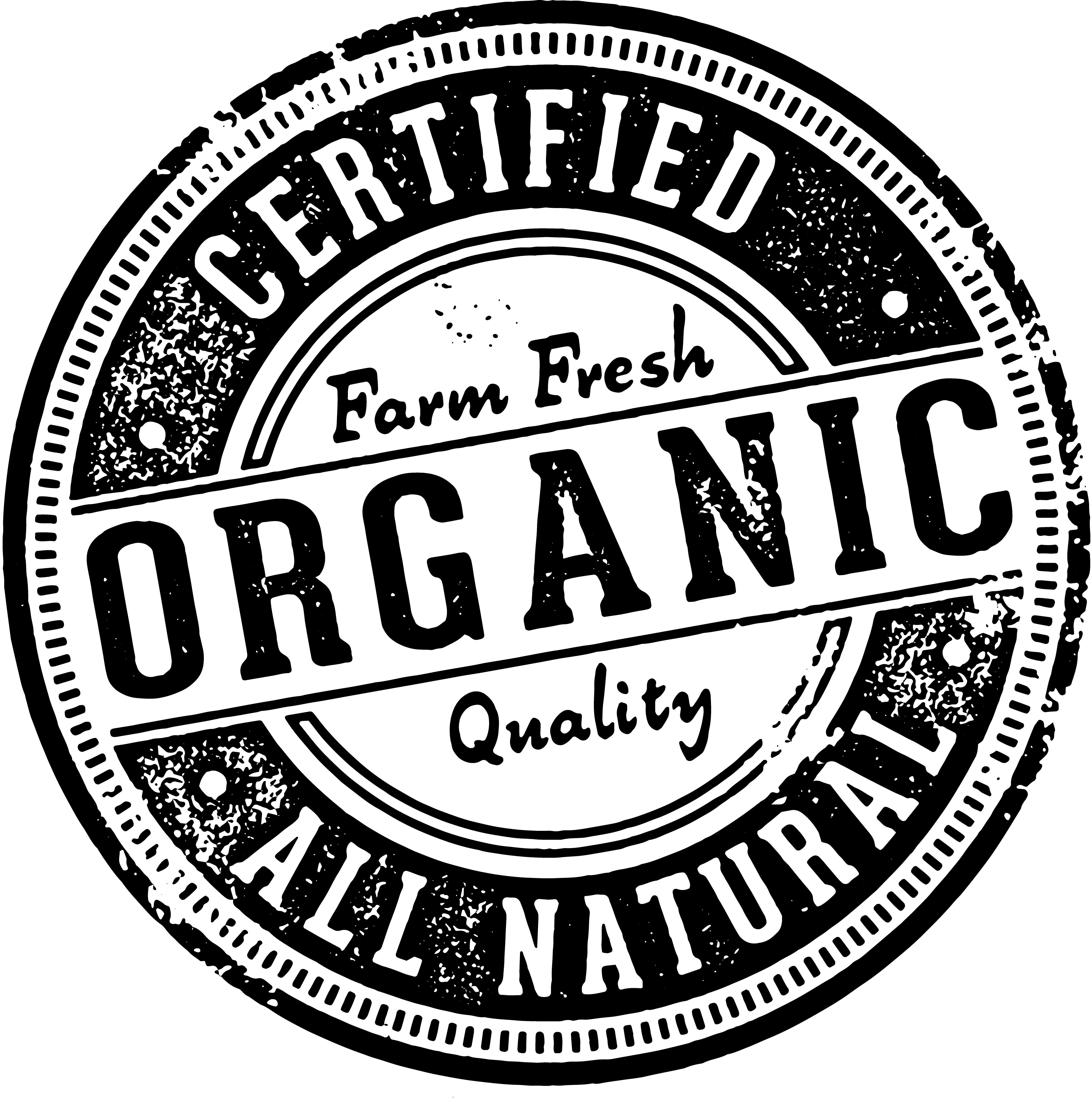 Organic food growing in natural soil