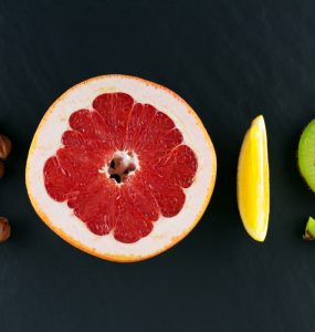 Fruit and veg spelling out 2019 to show new diet for the New Year