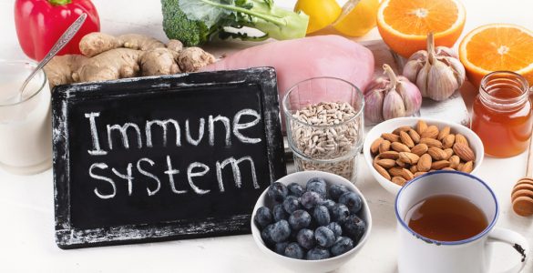 A range of immune-boosting foods