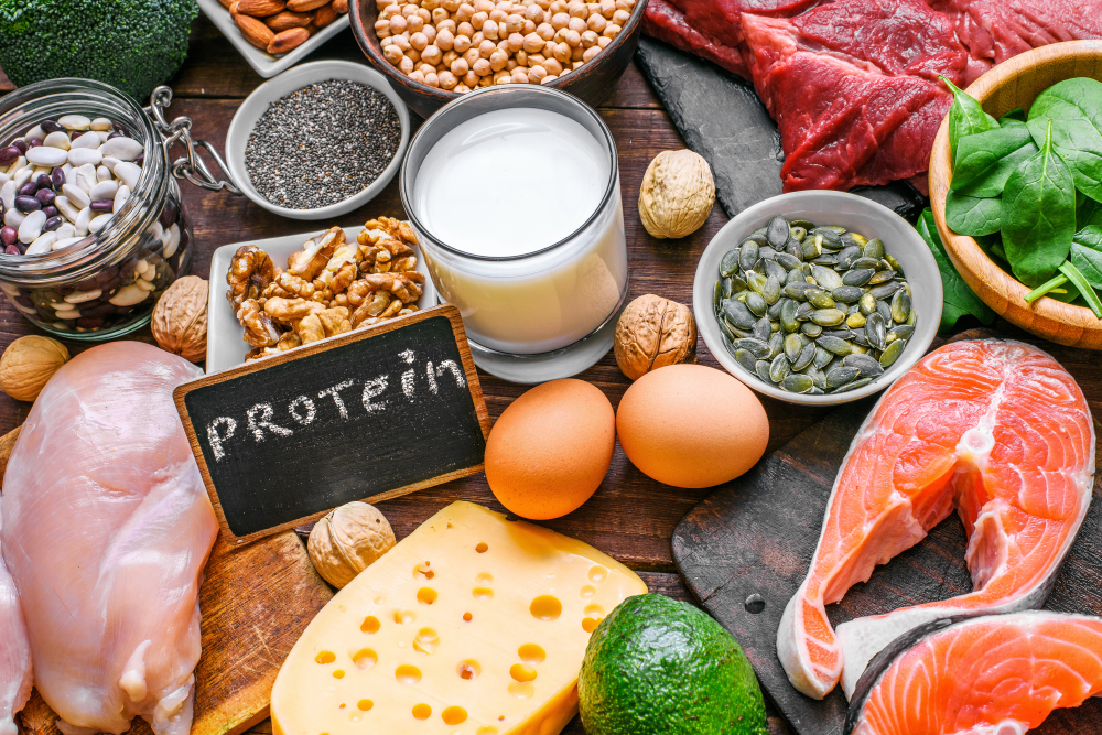 A range of protein sources