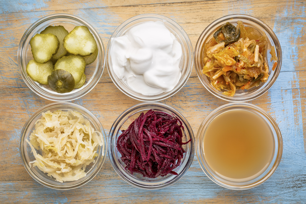 A range of probiotic fermented foods